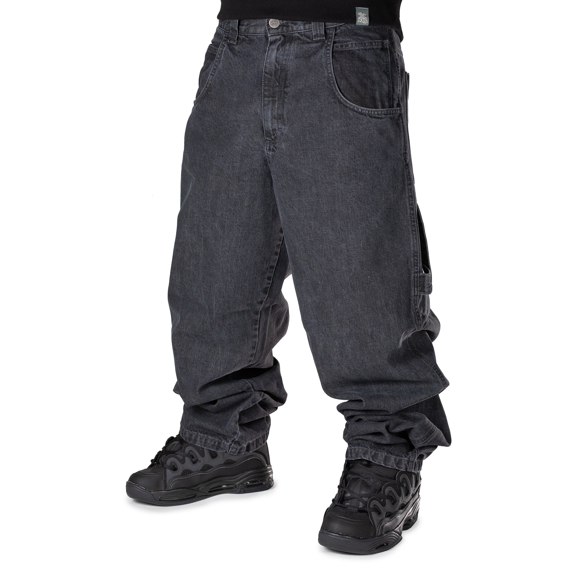 BLUESKIN jeans baggy hip hop R.BIANCO-L-BLAK-LF5042