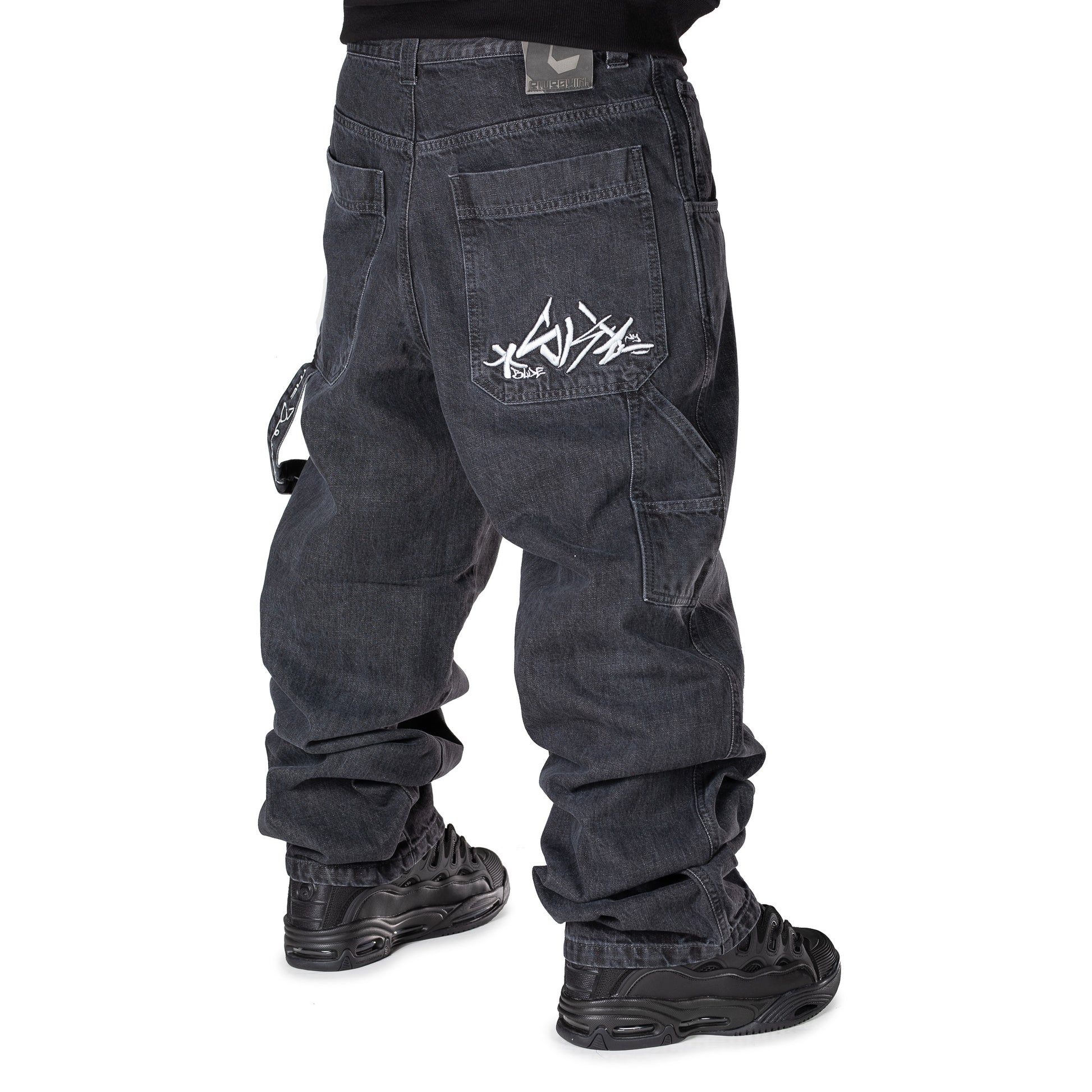BLUESKIN jeans baggy hip hop R.BIANCO-L-BLAK-LF5042