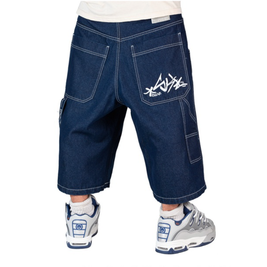 Blueskin - Bermuda Baggy R.BIANCO 14IN - DNMB 001 RINSE | Denim Blue