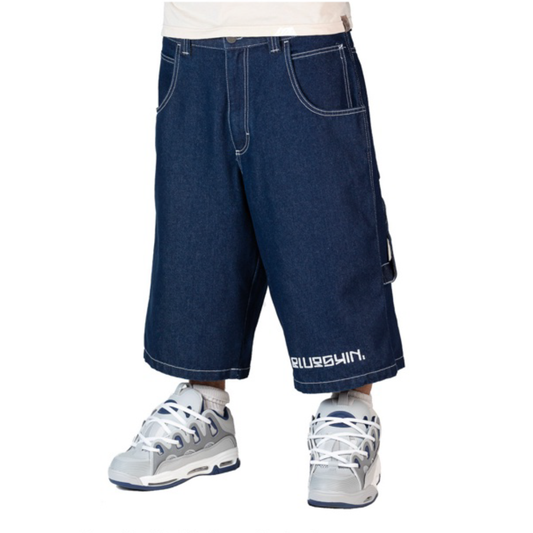 Blueskin - Bermuda Baggy R.BIANCO 14IN - DNMB 001 RINSE | Denim Blue