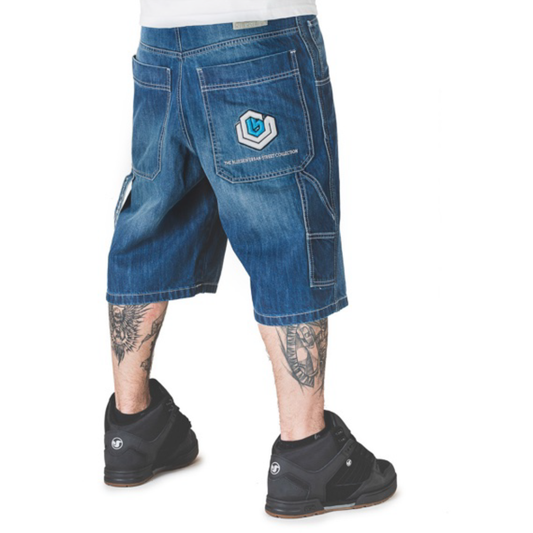 Blueskin - Bermuda Baggy R. BLUE - C - DNMB 091 USED SCURO | Denim Blue
