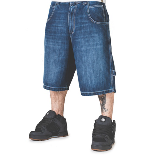 Blueskin - Bermuda Baggy R. BLUE - C - DNMB 091 USED SCURO | Denim Blue