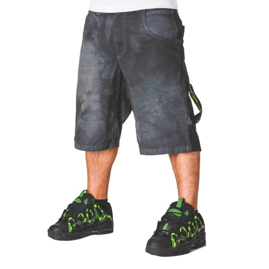 Blueskin - Bermuda Baggy R.FLUO - C - DYED 00N MALTINTO NERO | Gabardina