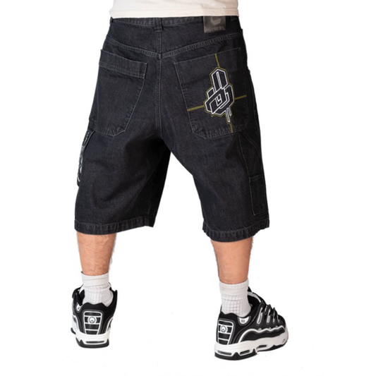 Blueskin - Bermuda Baggy R.GIALLO - C - BLAK LF5042 ONLY ST.W. BLACK | Denim Nero