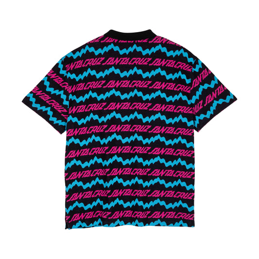 Santa Cruz - Slime Drip Polo - Black