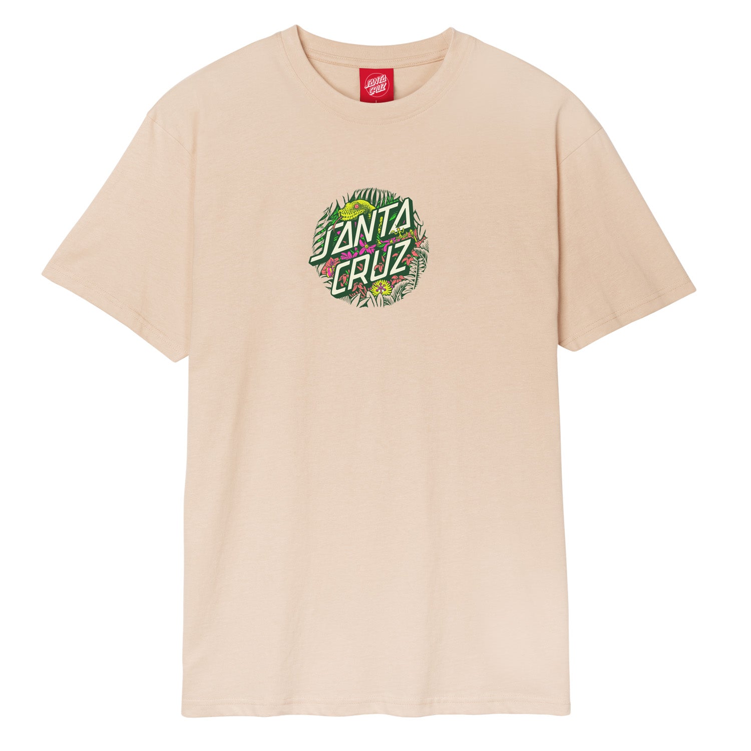 SANTA CRUZ Asp Flores Dot front T-Shirt