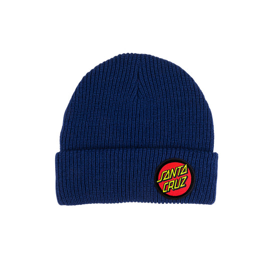 SANTA CRUZ - CUFFIA Outline Dot Beanie BLU