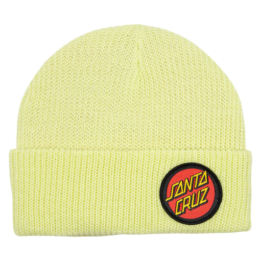 SANTA CRUZ - CUFFIA Outline Dot Beanie - Matcha