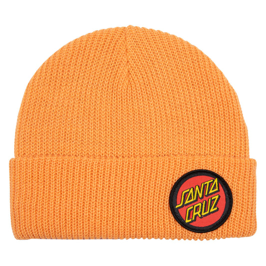 SANTA CRUZ - CUFFIA Outline Dot Beanie - Washed Apricot