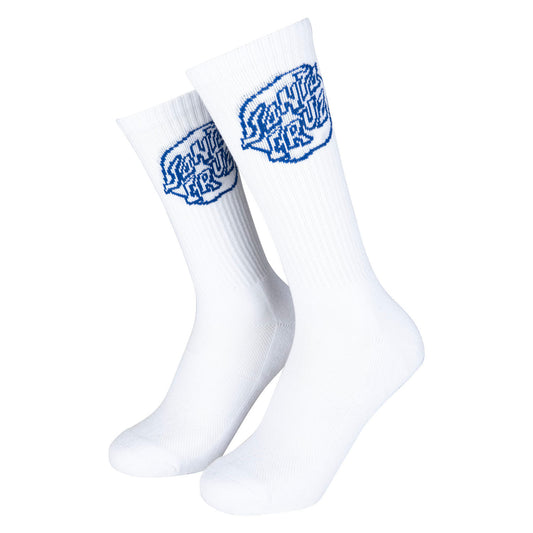 SANTA CRUZ - Fever Dream Dot SOCKS- White