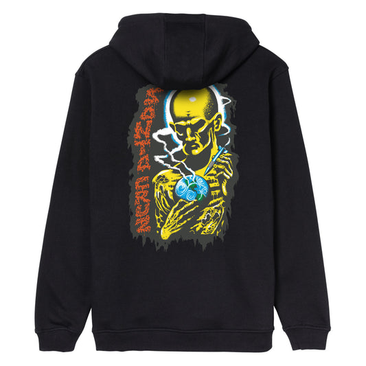 SANTA CRUZ - KENDALL ATOMIC ZIP HOODIE - Black