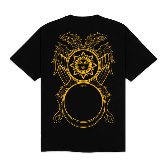 DOLLY NOIRE - Asso di Denari - Outline Tee Black