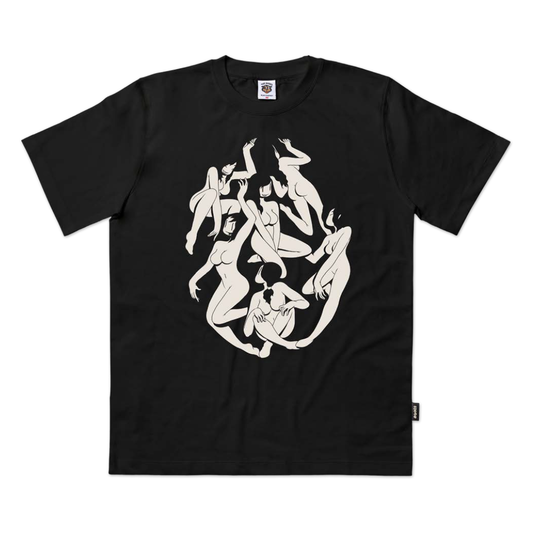 The Dudes - Martians Tee Black