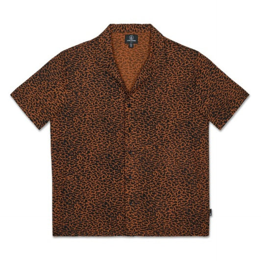 Volcom UTOPIAS PRINT SS BROWN HORN
