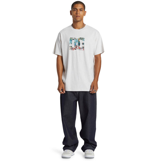 DC SHOES - T-shirt Star Fill HSS - snow heather