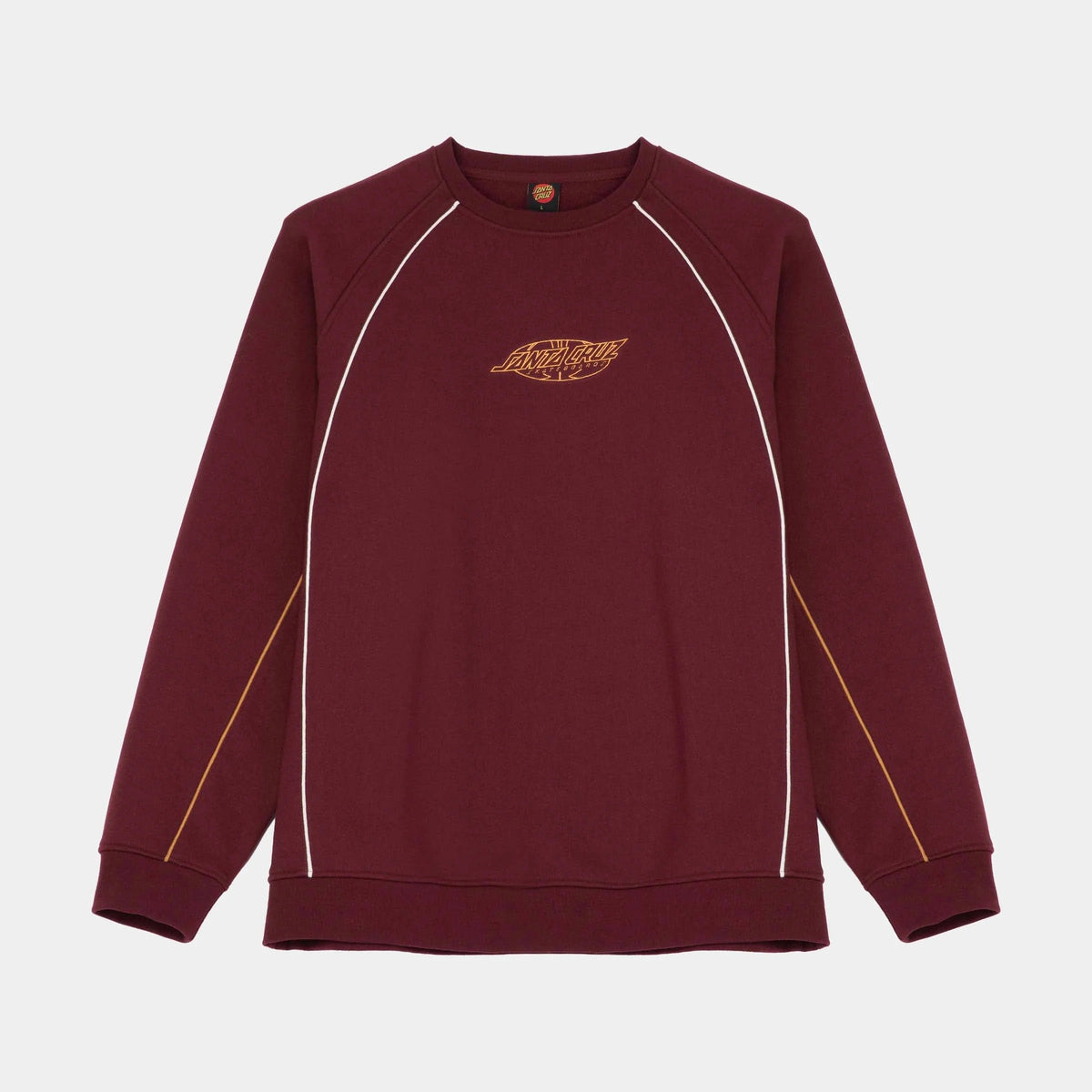 Santa Cruz Pinstripe Crew - Dark Plum