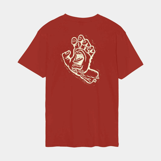 SANTA CRUZ Stamped Screaming Hand T-Shirt