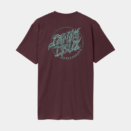 Santa Cruz Scourge Dot T-Shirt Dark Plum
