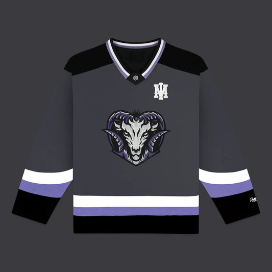 DOLLY NOIRE - GOAT Hockey Crewneck Grey