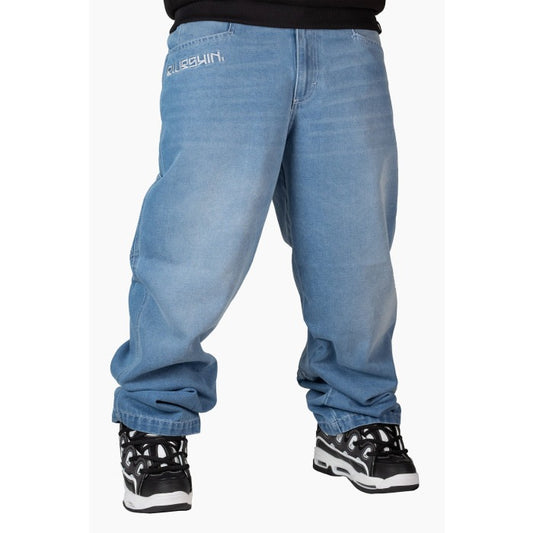 Blueskin - Pantaloni Baggy BS SECRET PKT - DNMB 660 USED CHIARO | Denim Blue