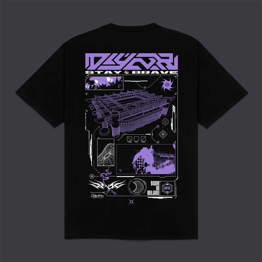 DOLLY NOIRE - Sci-fi Stadium Tee Black