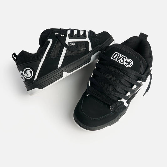 DVS Comanche - Black White Leather