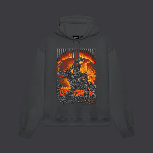 DOLLY NOIRE - Cerberus Hoodie Iron Gate