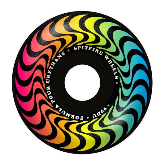 Spitfire - Formula Four 99A Radial Trippy Swirl BlacK Wheels 53mm