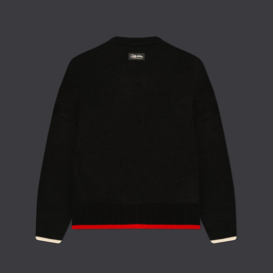 DOLLY NOIRE - Who's Evil? Boxy Sweater