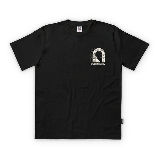 The Dudes - Downstairs Tee Black