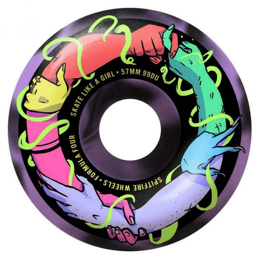 Spitfire - Formula Four 99A Skate Like A Girl Radial Wheels 53mm