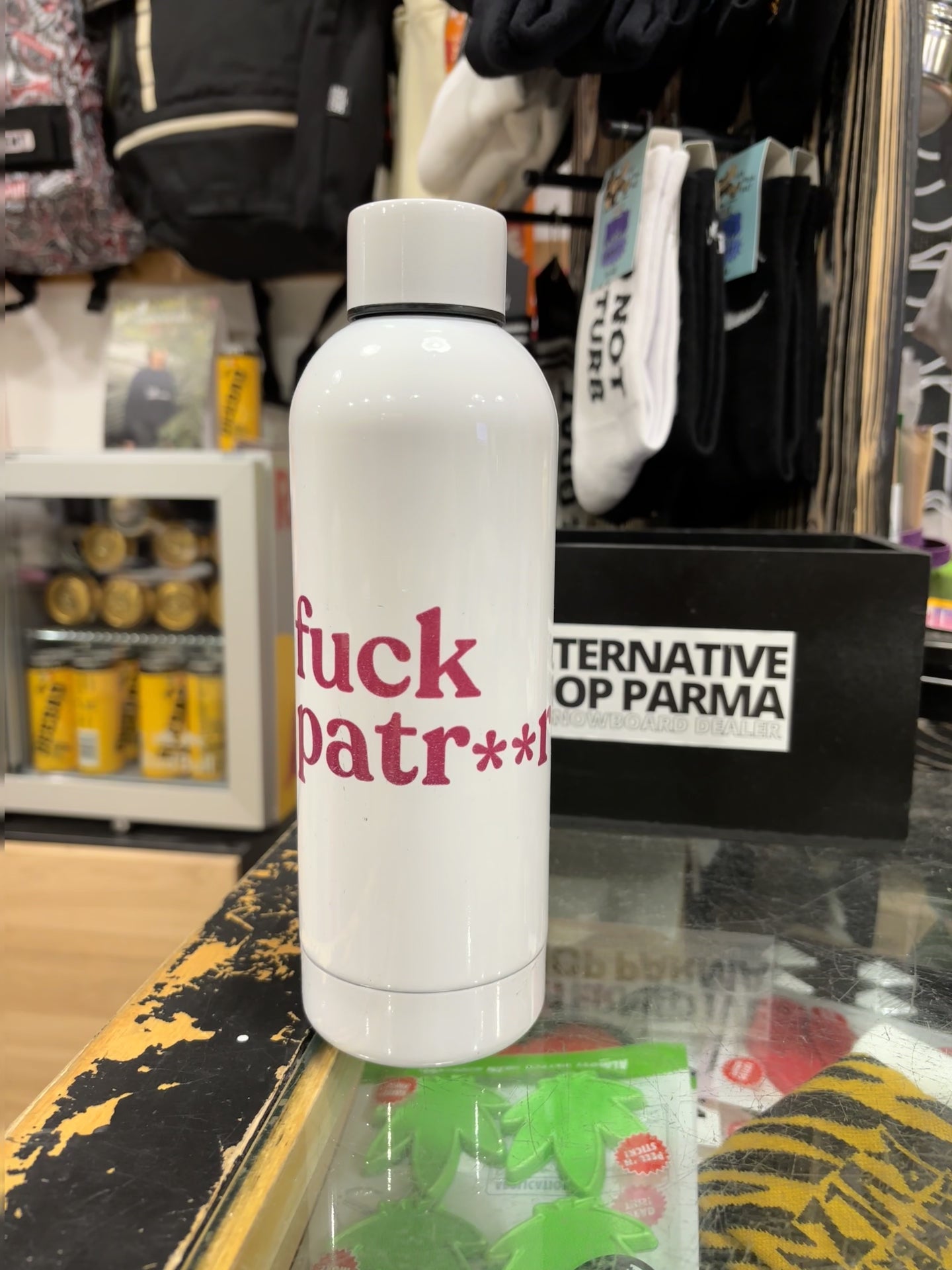 Capezzolo Collection - Borraccia "Fuck Patr**rcato"