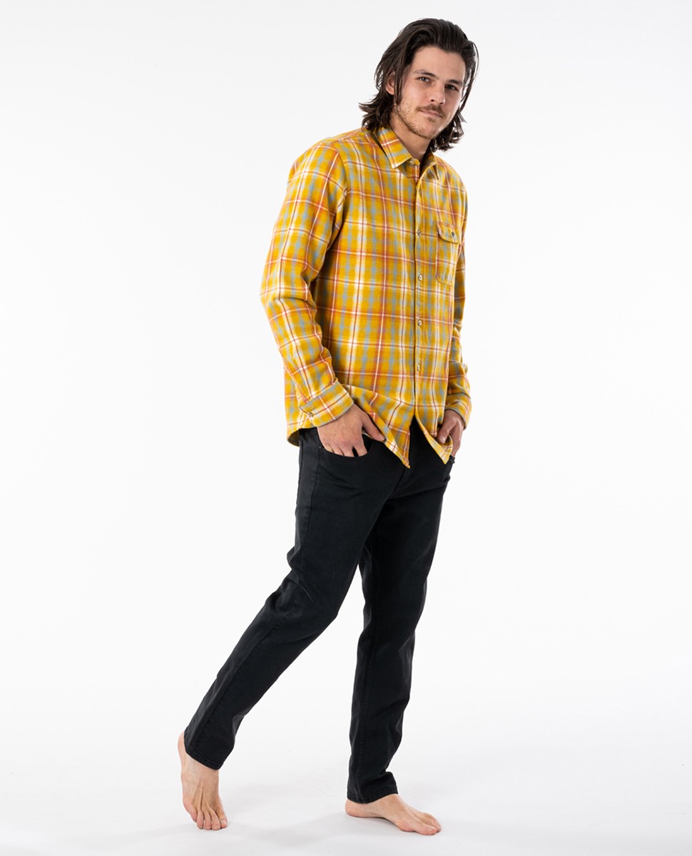 RIP CURL Saltwater Culture Check Long Sleeve Shirt