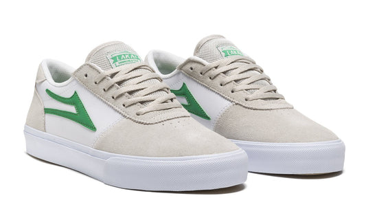 LAKAI SHOES - MANCHESTER WHITE/GRASS SUEDE