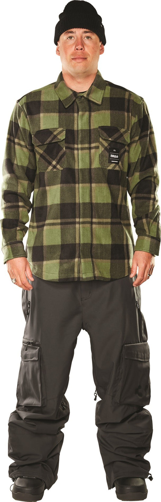 THIRTY-TWO REST STOP SHIRT OLIVE