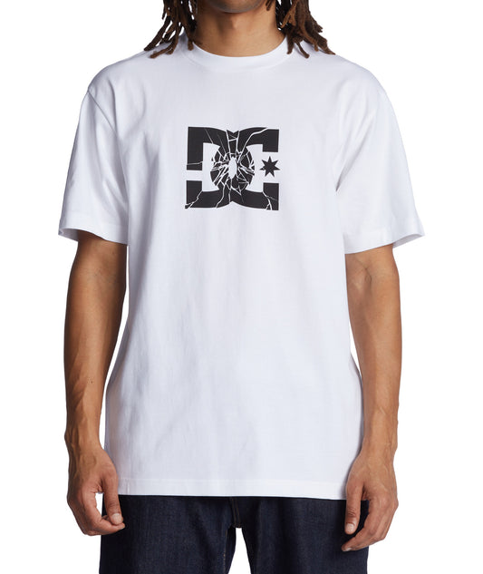 DC SHOES T-shirt Shatter HSS - white